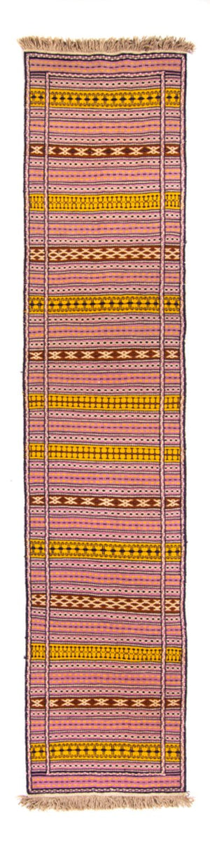 Runner Kelim Carpet - orientalisk matta - 300 x 70 cm - flerfärgad