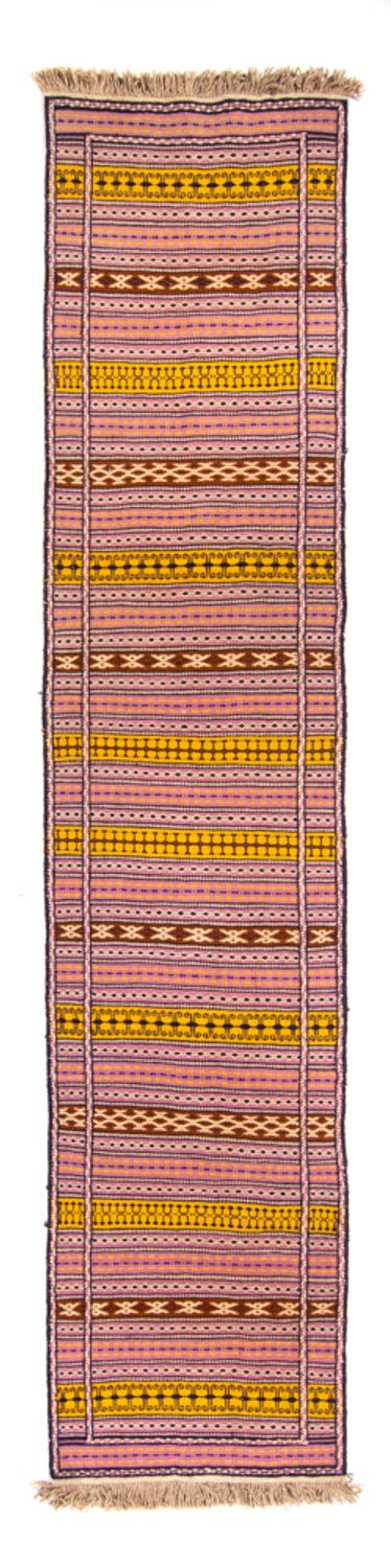 Runner Kelim Carpet - orientalisk matta - 300 x 70 cm - flerfärgad