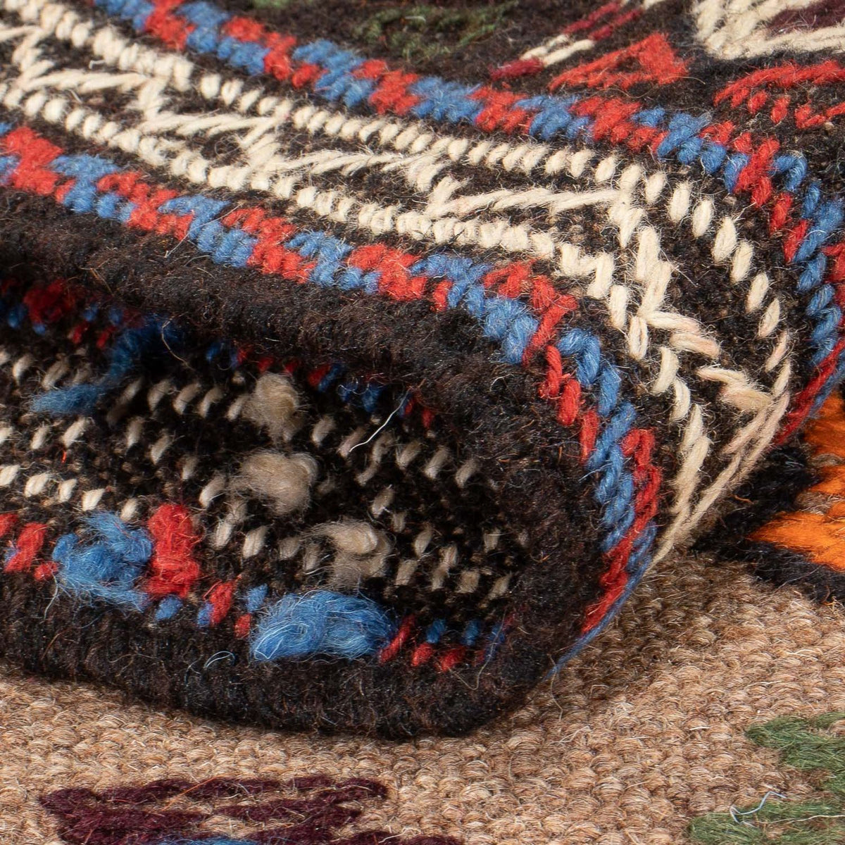 Runner Kelim Carpet - orientalisk matta - 200 x 100 cm - flerfärgad