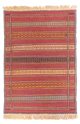 Kelim Carpet - orientalisk matta - 150 x 100 cm - flerfärgad