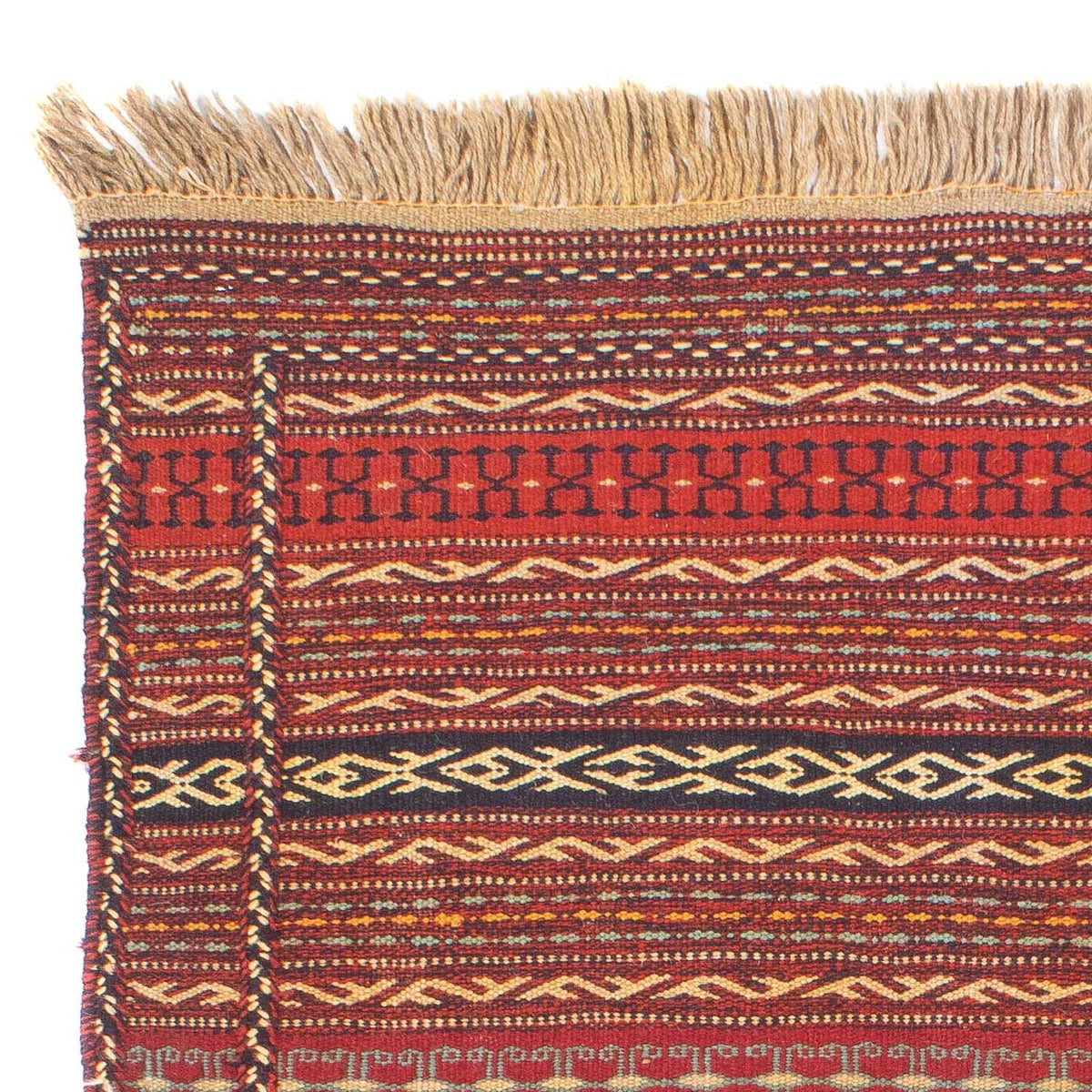 Kelim Carpet - orientalisk matta - 150 x 100 cm - flerfärgad