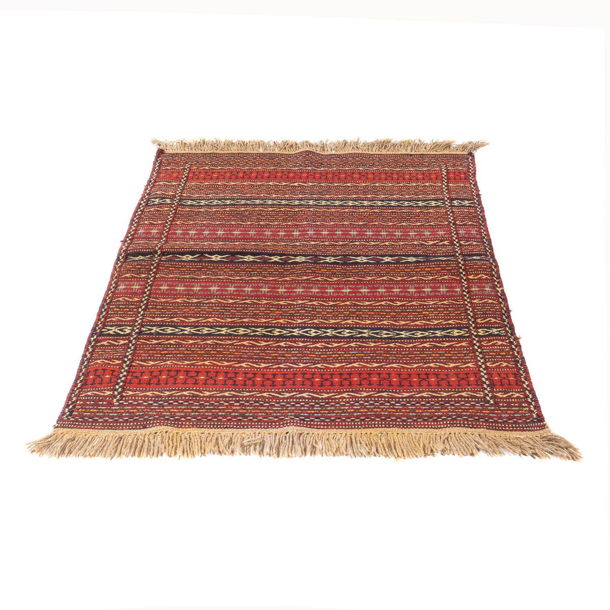 Kelim Carpet - orientalisk matta - 150 x 100 cm - flerfärgad