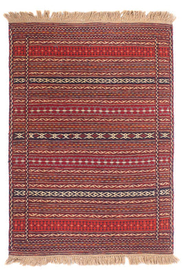 Kelim Carpet - orientalisk matta - 150 x 100 cm - flerfärgad