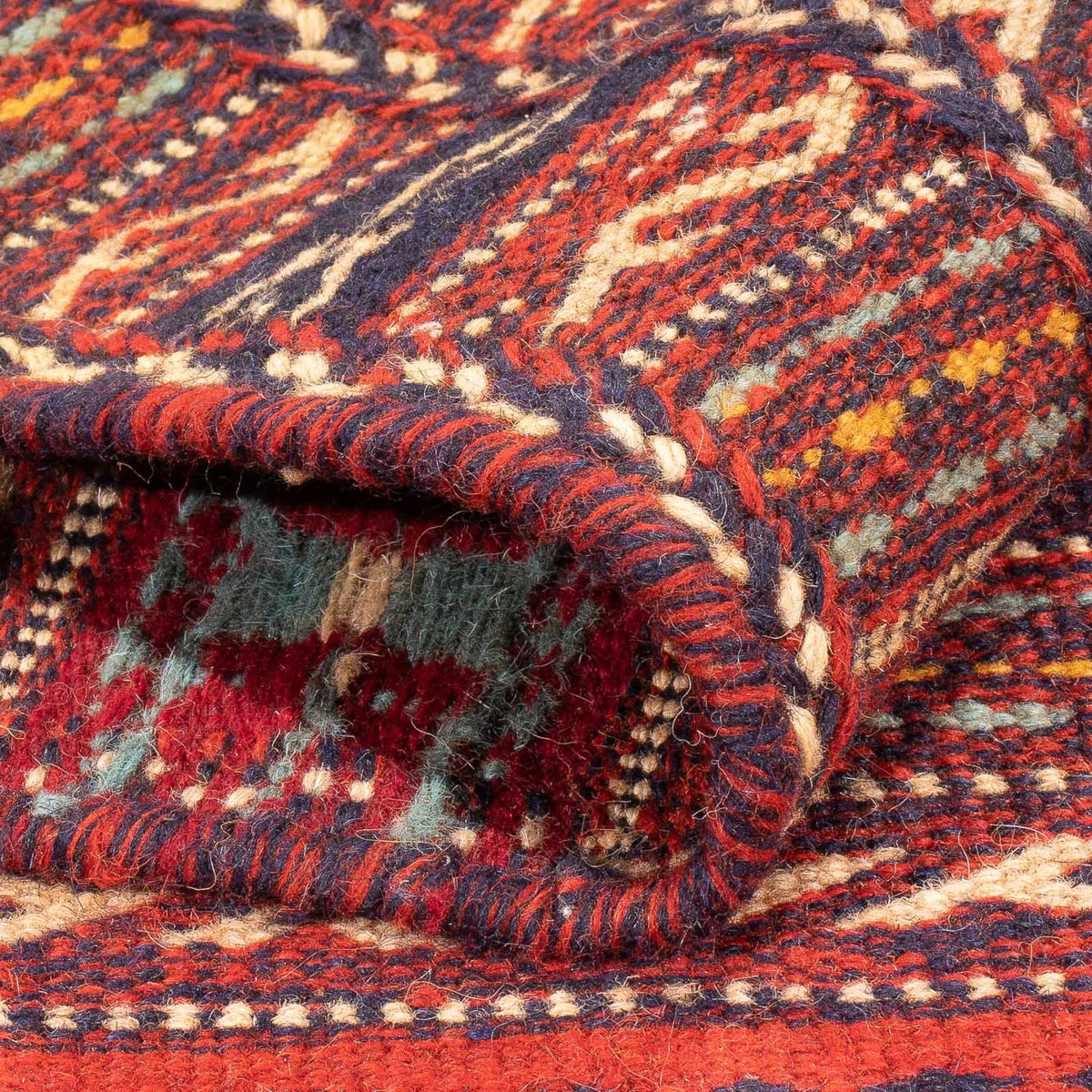 Kelim Carpet - orientalisk matta - 150 x 100 cm - flerfärgad