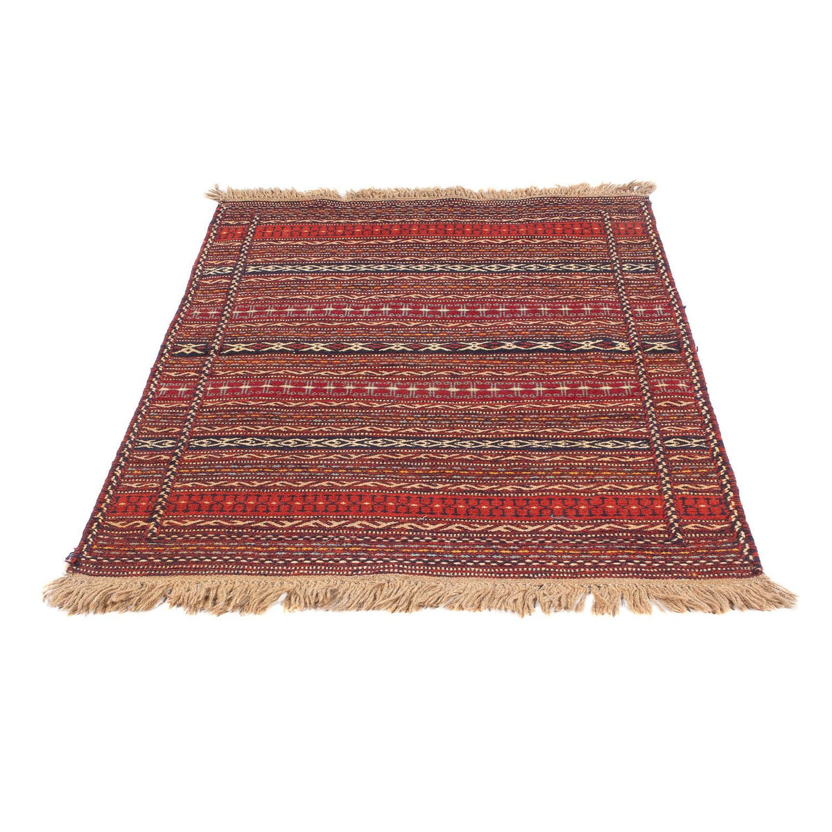 Kelim Carpet - orientalisk matta - 150 x 100 cm - flerfärgad