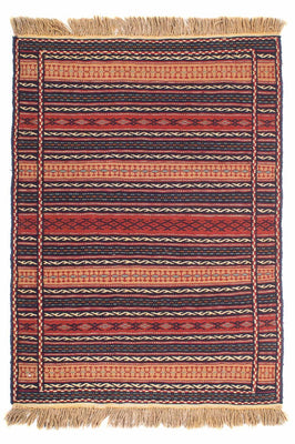 Kelim Carpet - orientalisk matta - 154 x 103 cm - flerfärgad