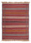 Kelim Carpet - orientalisk matta - 148 x 100 cm - flerfärgad
