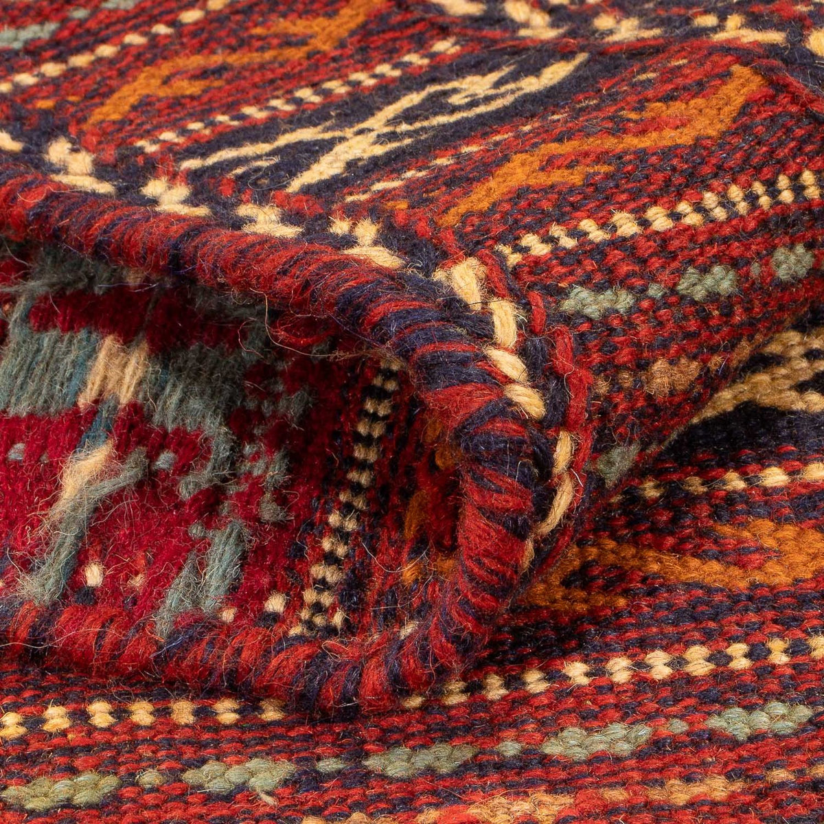 Kelim Carpet - orientalisk matta - 148 x 100 cm - flerfärgad