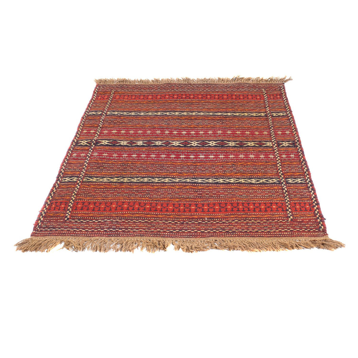 Kelim Carpet - orientalisk matta - 148 x 100 cm - flerfärgad