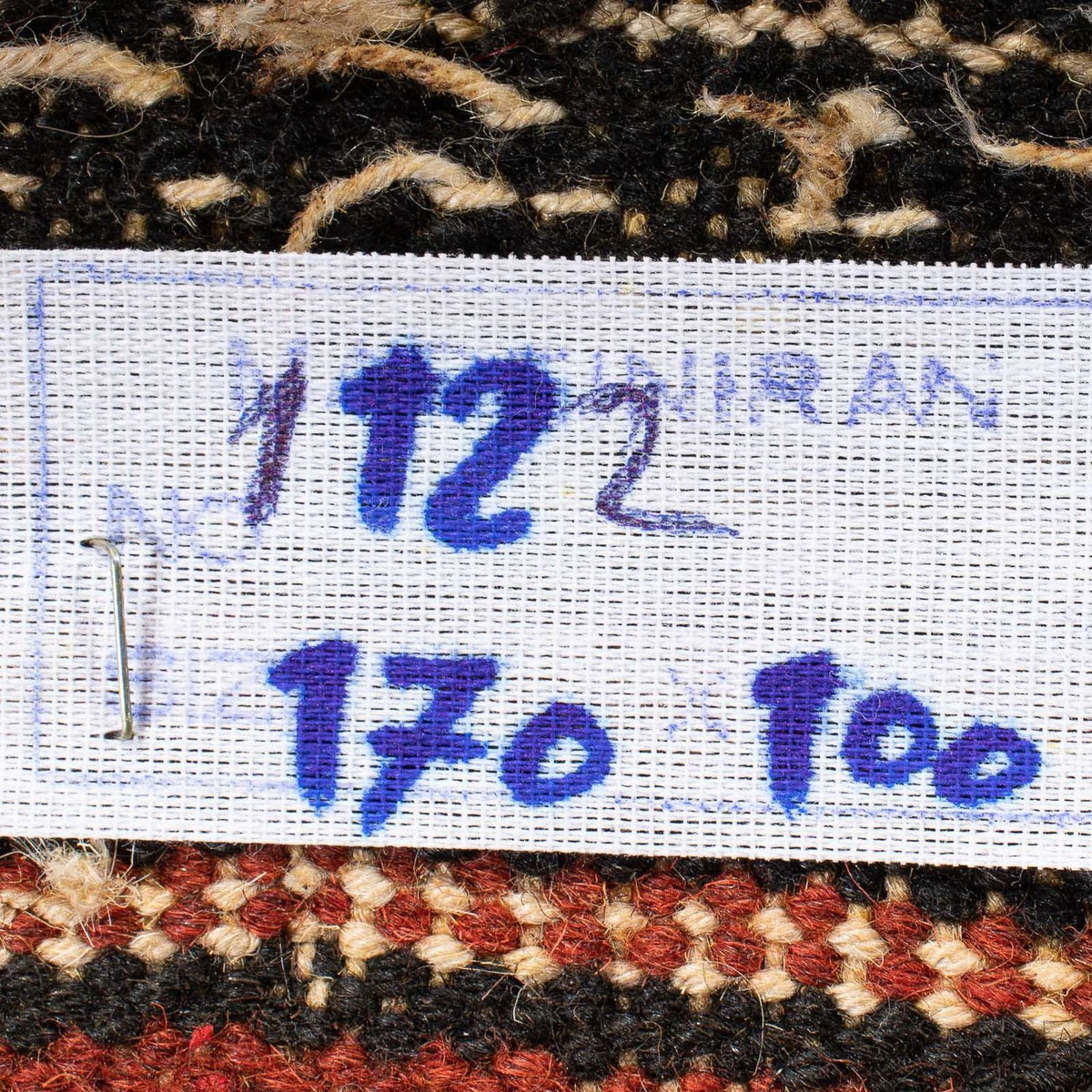 Kelim Carpet - orientalisk matta - 170 x 100 cm - flerfärgad