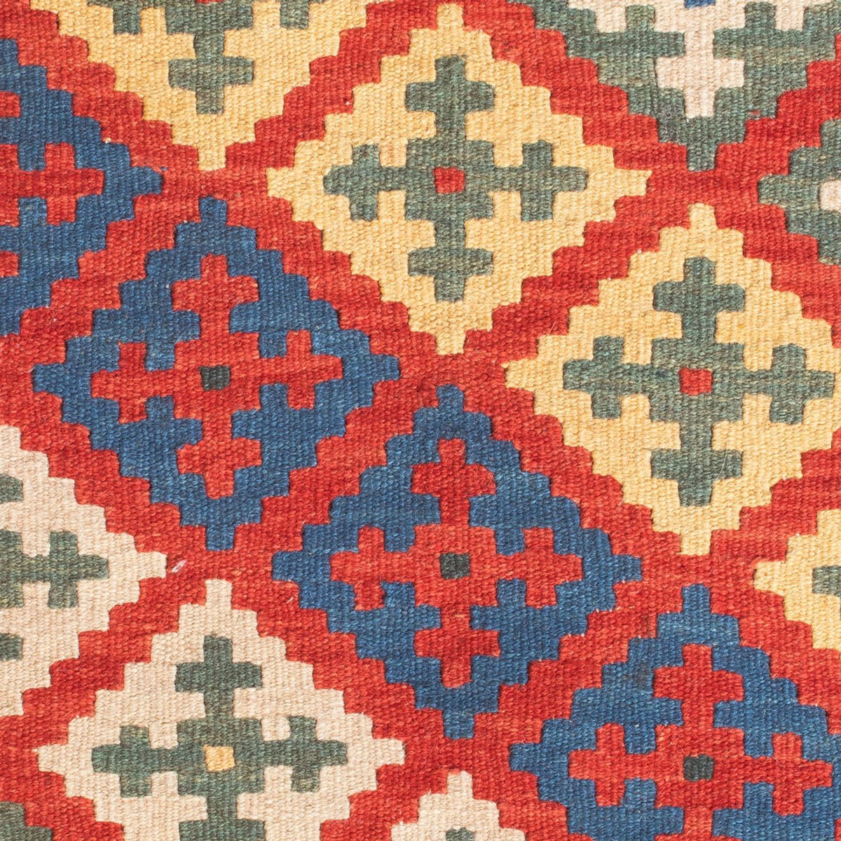 Kelim Carpet - orientalisk matta - 94 x 64 cm - flerfärgad