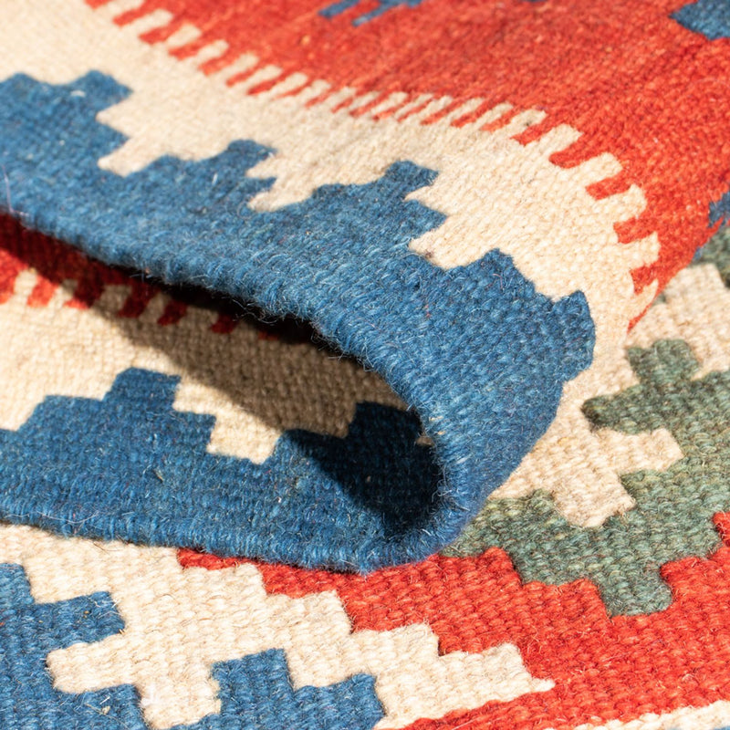 Kelim Carpet - orientalisk matta - 94 x 64 cm - flerfärgad