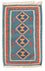 Kelim Carpet - orientalisk matta - 96 x 63 cm - flerfärgad