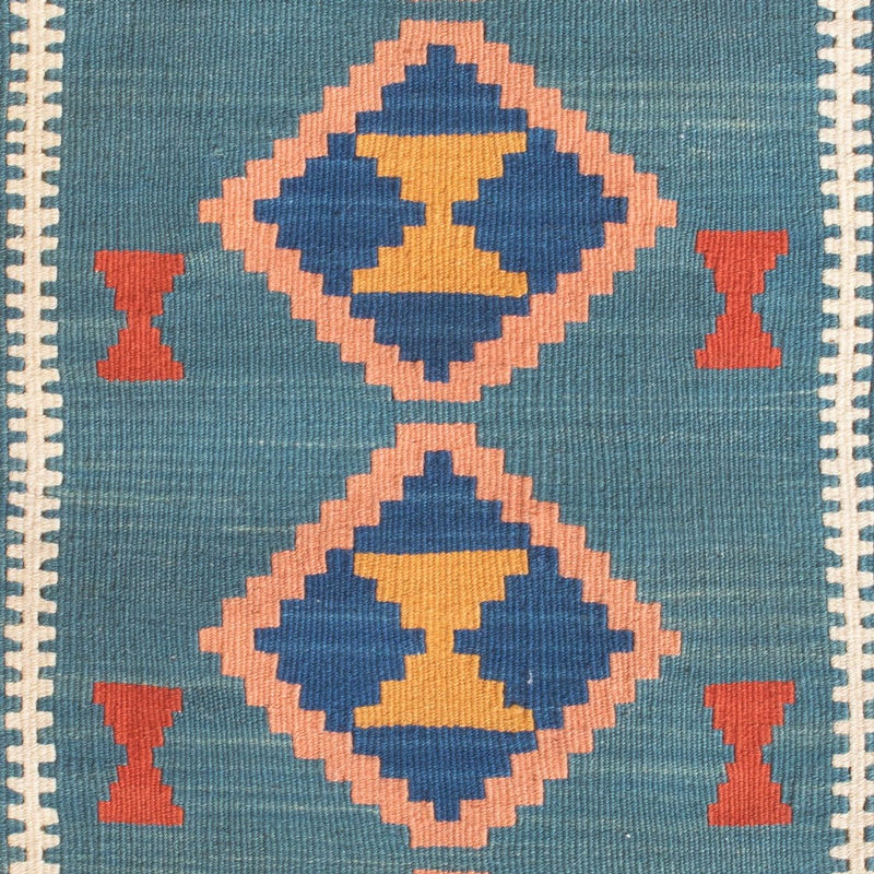 Kelim Carpet - orientalisk matta - 96 x 63 cm - flerfärgad