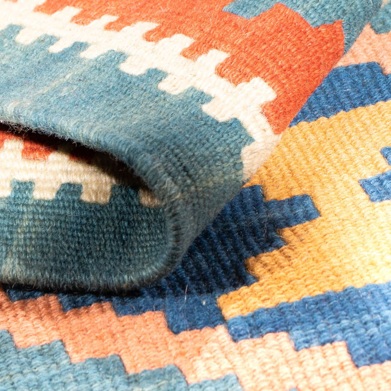 Kelim Carpet - orientalisk matta - 96 x 63 cm - flerfärgad