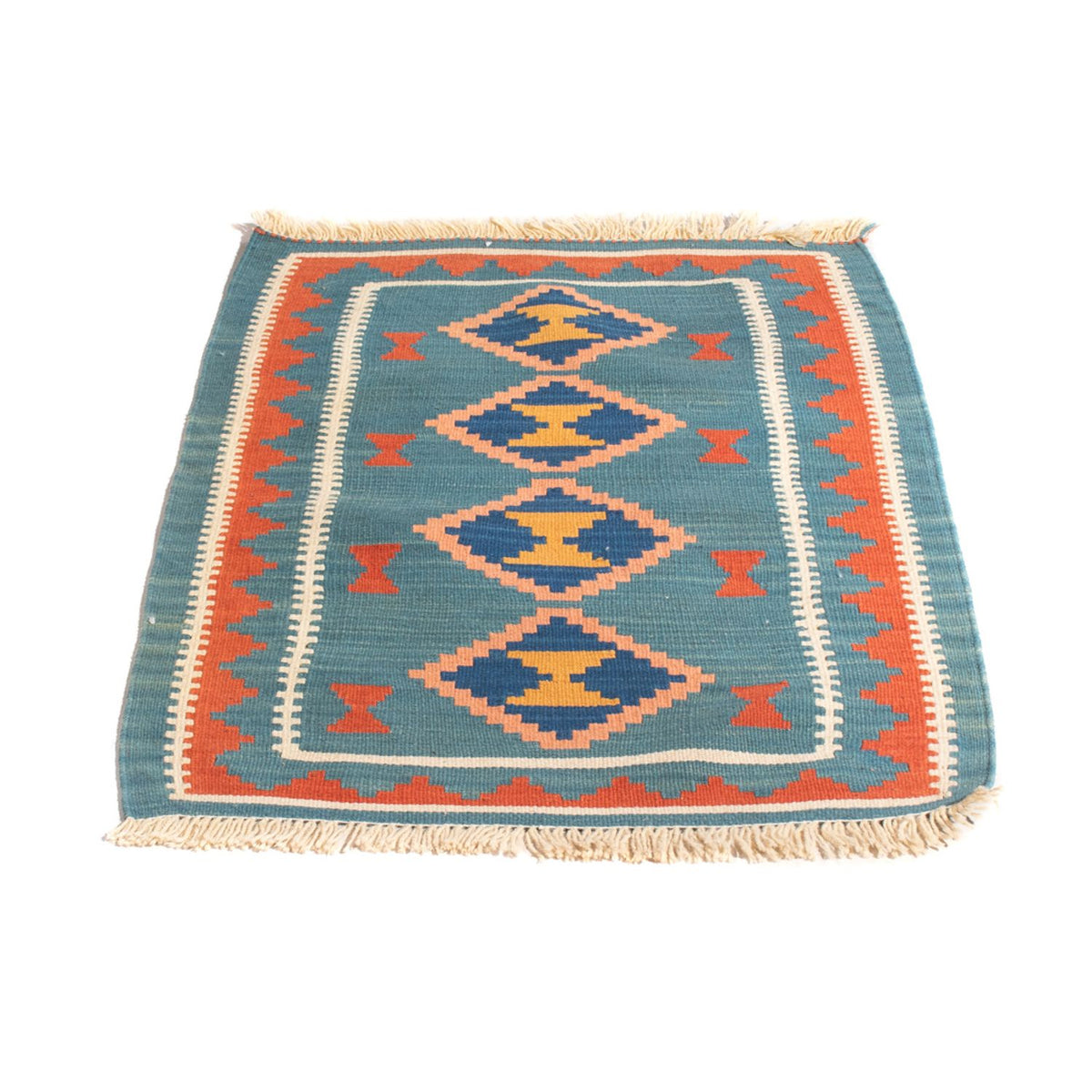 Kelim Carpet - orientalisk matta - 96 x 63 cm - flerfärgad