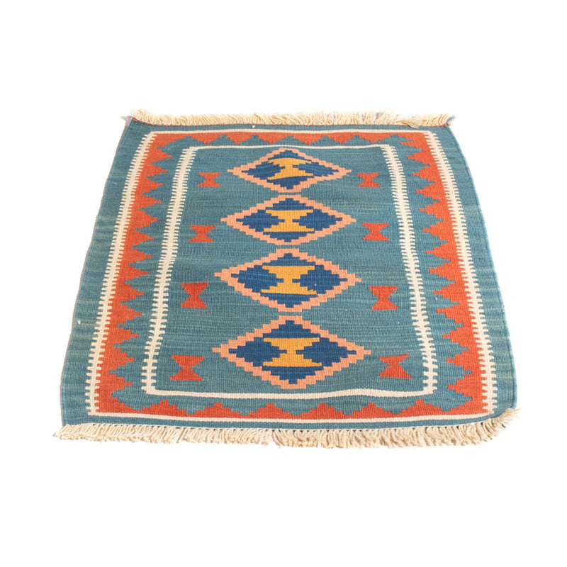 Kelim Carpet - orientalisk matta - 96 x 63 cm - flerfärgad