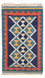Kelim Carpet - orientalisk matta - 87 x 57 cm - flerfärgad