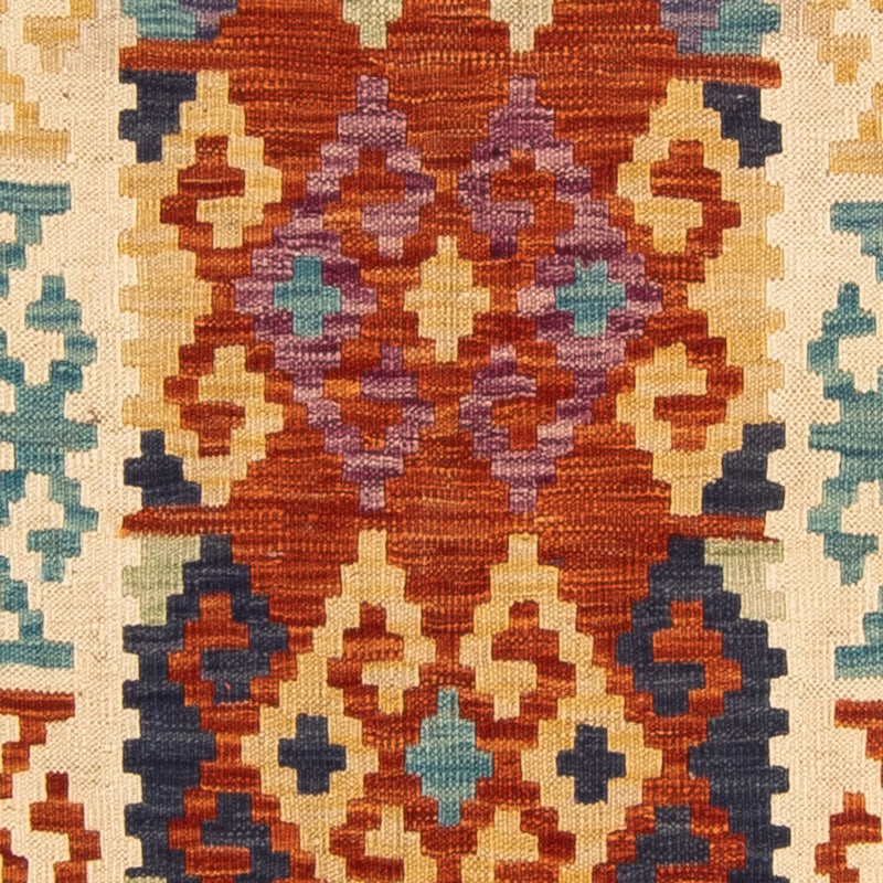 Runner Kelim Carpet - Splash - 302 x 83 cm - flerfärgad