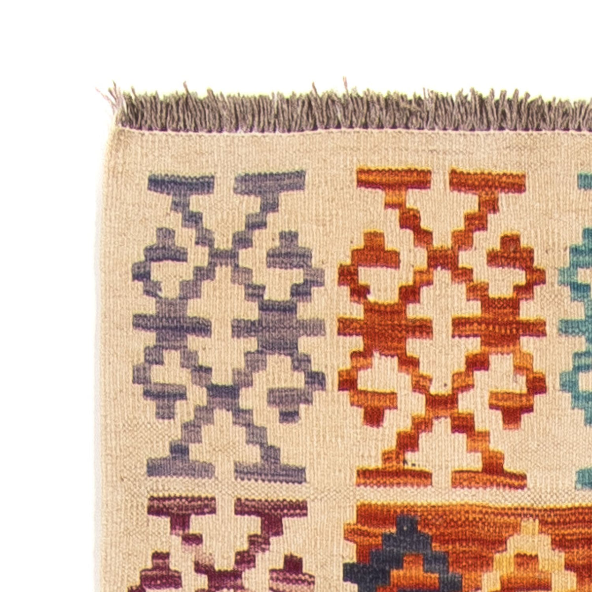 Runner Kelim Carpet - Splash - 302 x 83 cm - flerfärgad