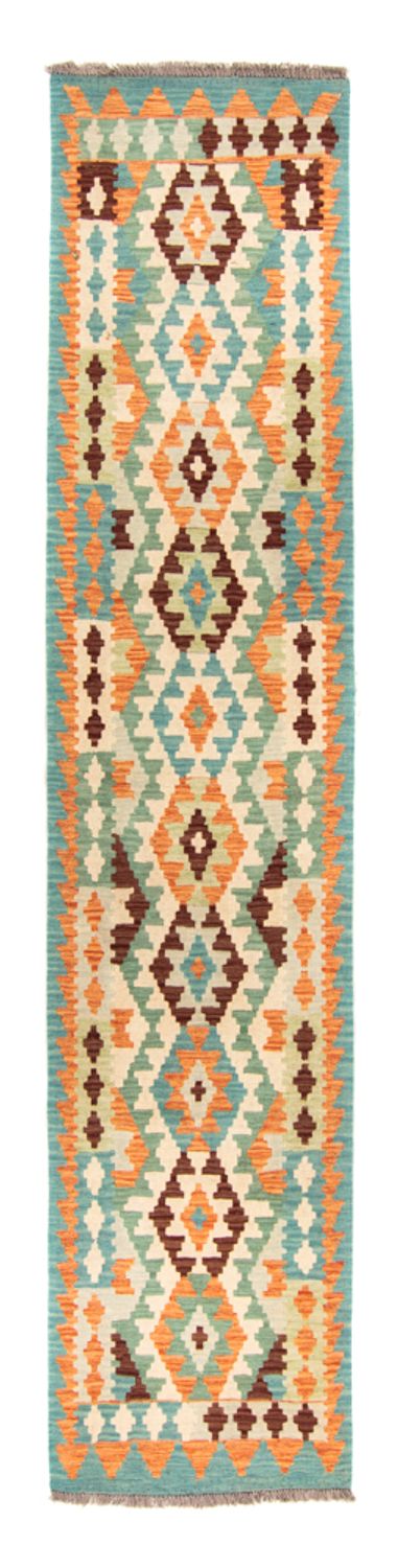 Runner Kelim Carpet - Splash - 304 x 75 cm - flerfärgad