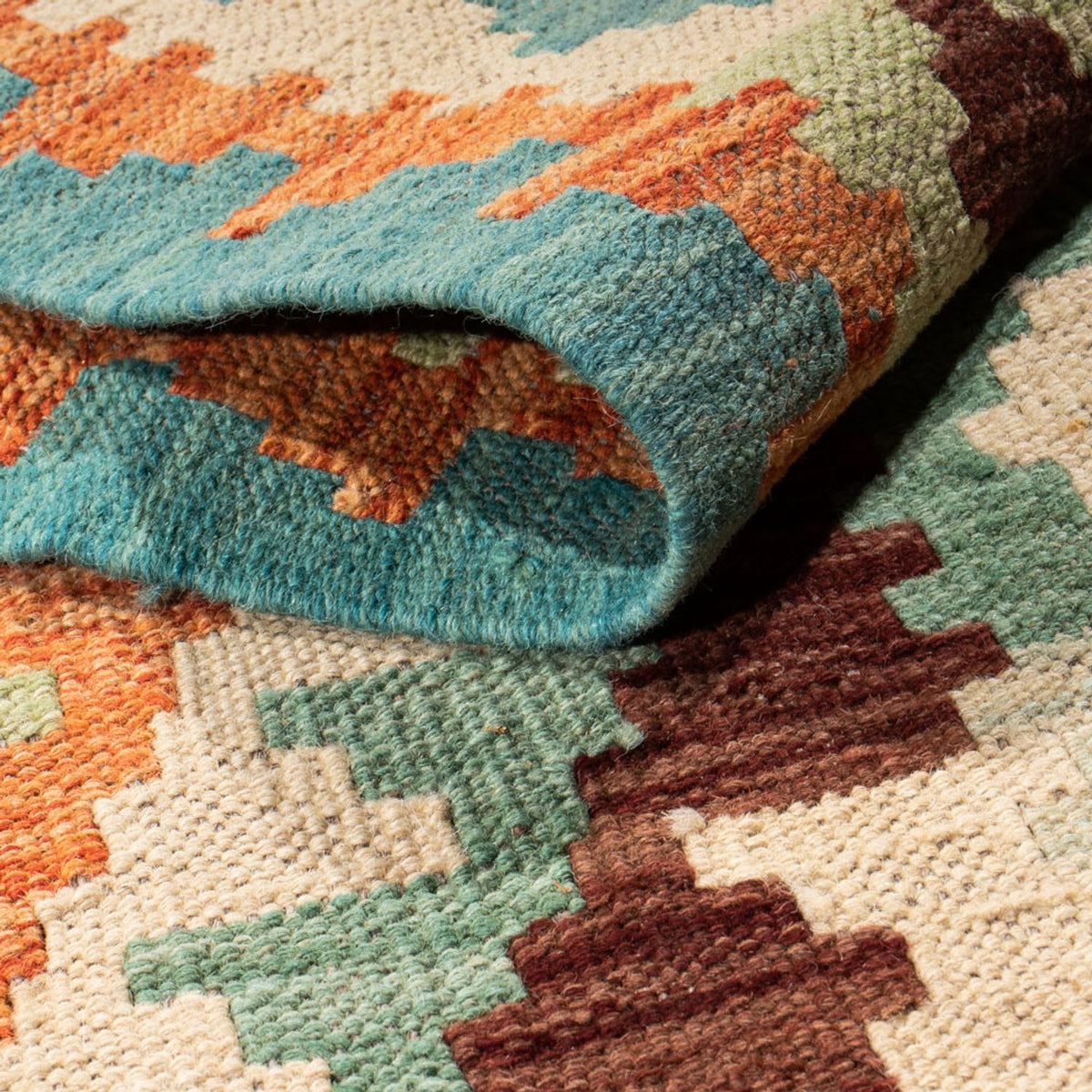 Runner Kelim Carpet - Splash - 304 x 75 cm - flerfärgad