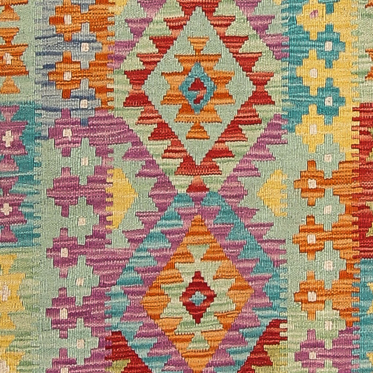 Runner Kelim Carpet - Splash - 309 x 84 cm - flerfärgad