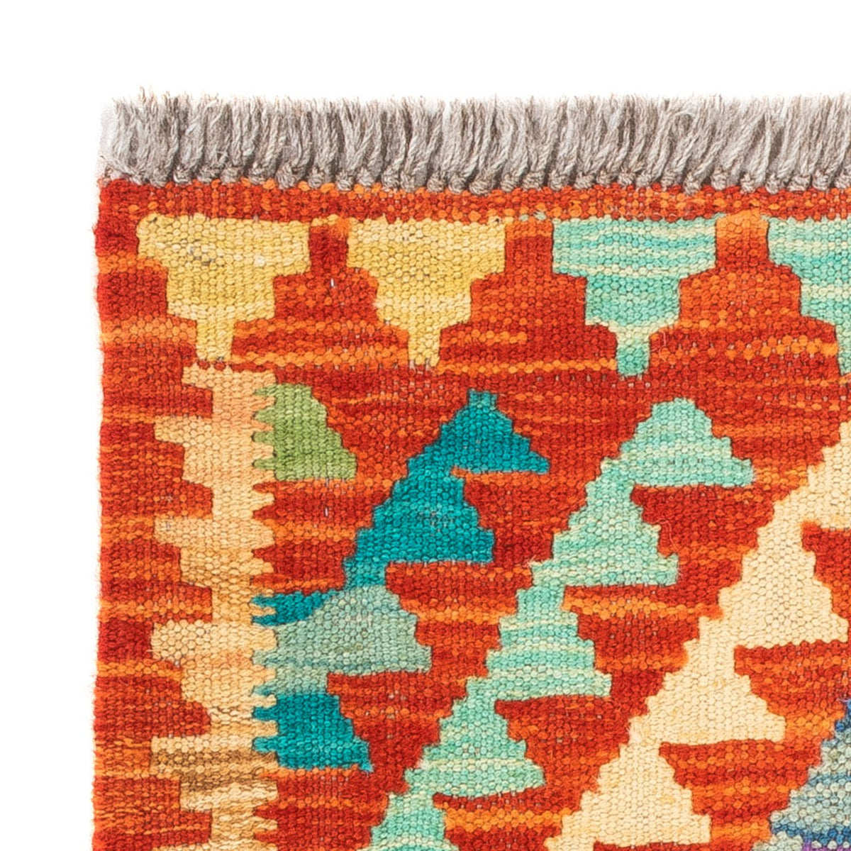 Kelim Carpet - Splash kvadrat  - 52 x 50 cm - flerfärgad