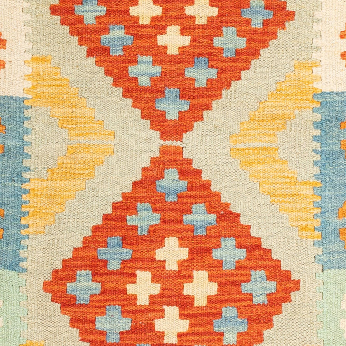 Kelim Carpet - Splash - 89 x 63 cm - flerfärgad