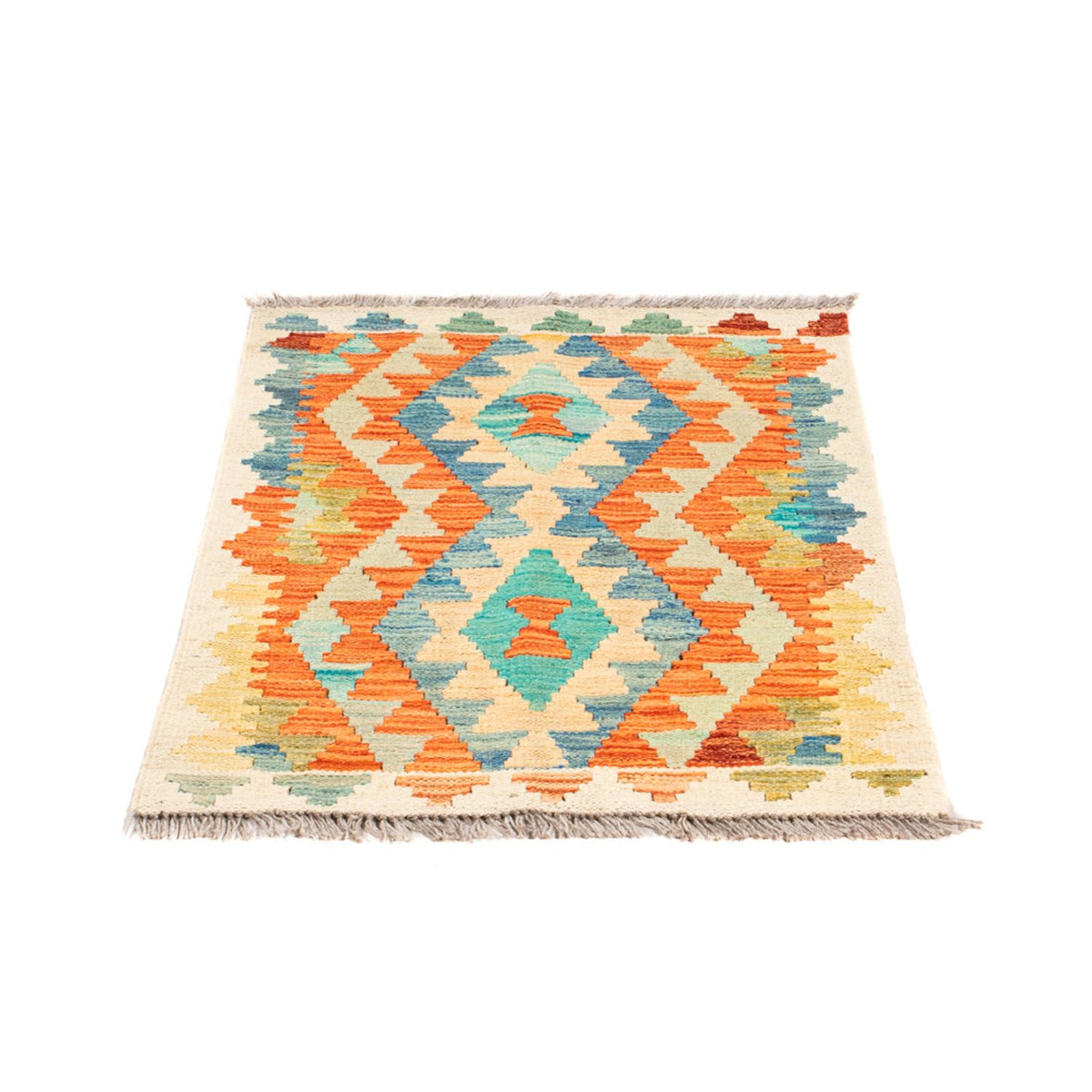 Kelim Carpet - Splash - 89 x 63 cm - flerfärgad