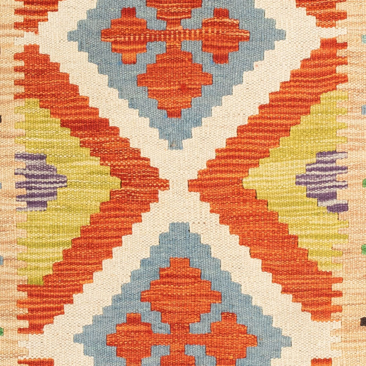 Kelim Carpet - Splash - 89 x 63 cm - flerfärgad