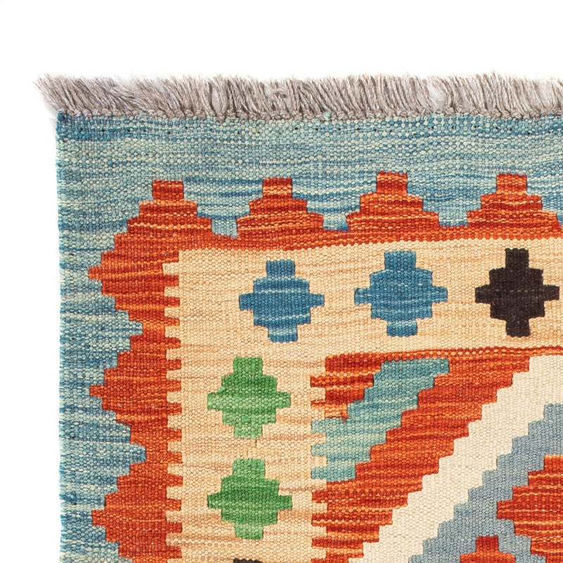 Kelim Carpet - Splash - 89 x 63 cm - flerfärgad