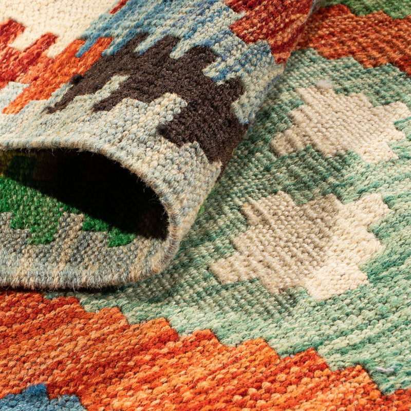 Kelim Carpet - Splash - 89 x 63 cm - flerfärgad