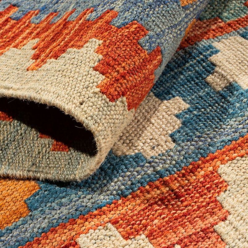 Kelim Carpet - Splash - 89 x 63 cm - flerfärgad