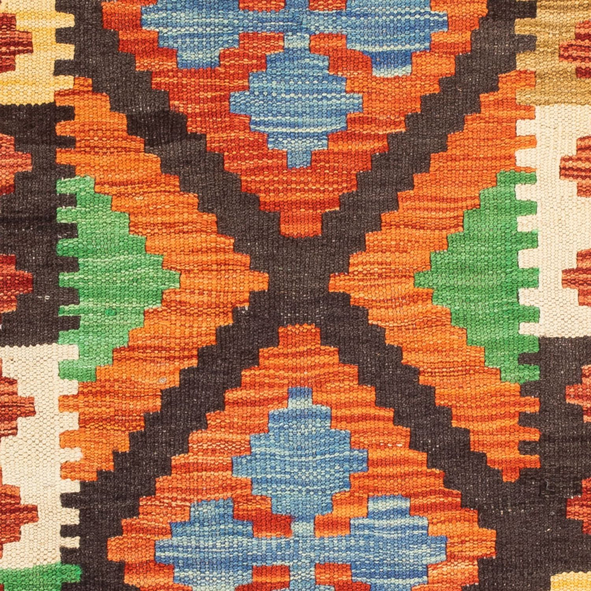 Kelim Carpet - Splash - 89 x 63 cm - flerfärgad