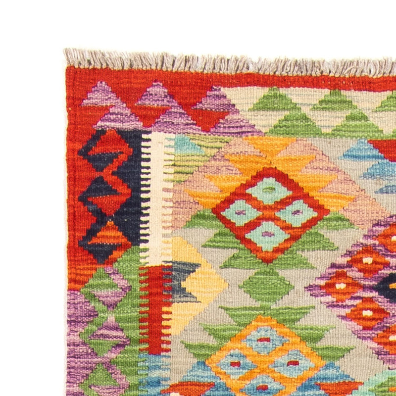 Runner Kelim Carpet - Splash - 195 x 75 cm - flerfärgad