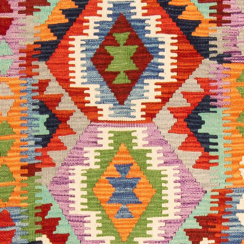 Runner Kelim Carpet - Splash - 208 x 86 cm - flerfärgad