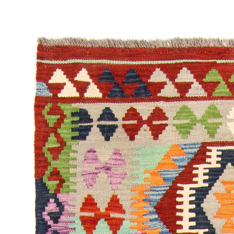 Runner Kelim Carpet - Splash - 208 x 86 cm - flerfärgad