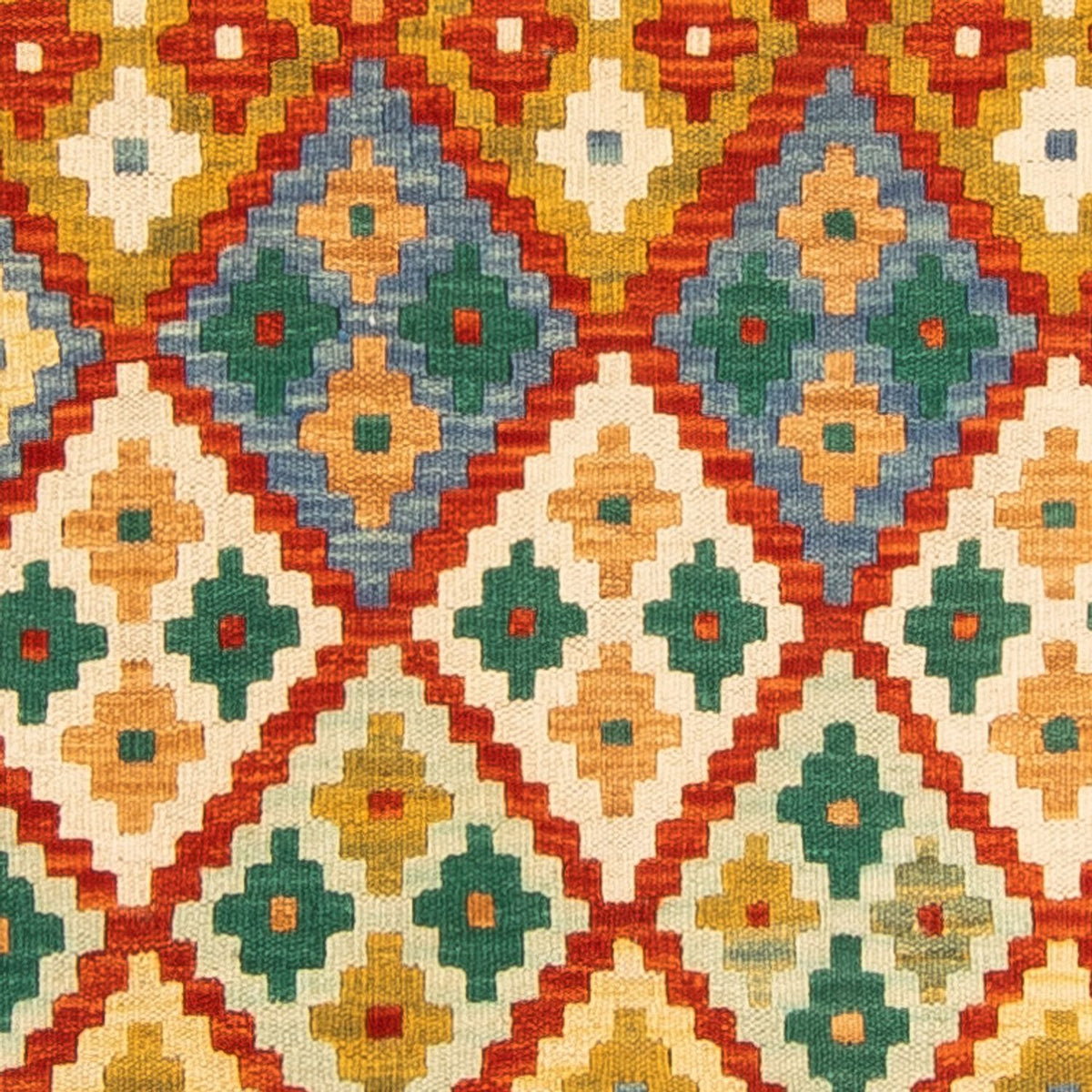 Runner Kelim Carpet - Splash - 297 x 80 cm - flerfärgad