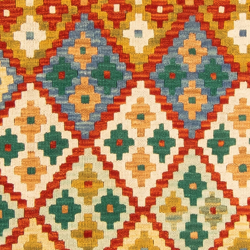 Runner Kelim Carpet - Splash - 297 x 80 cm - flerfärgad