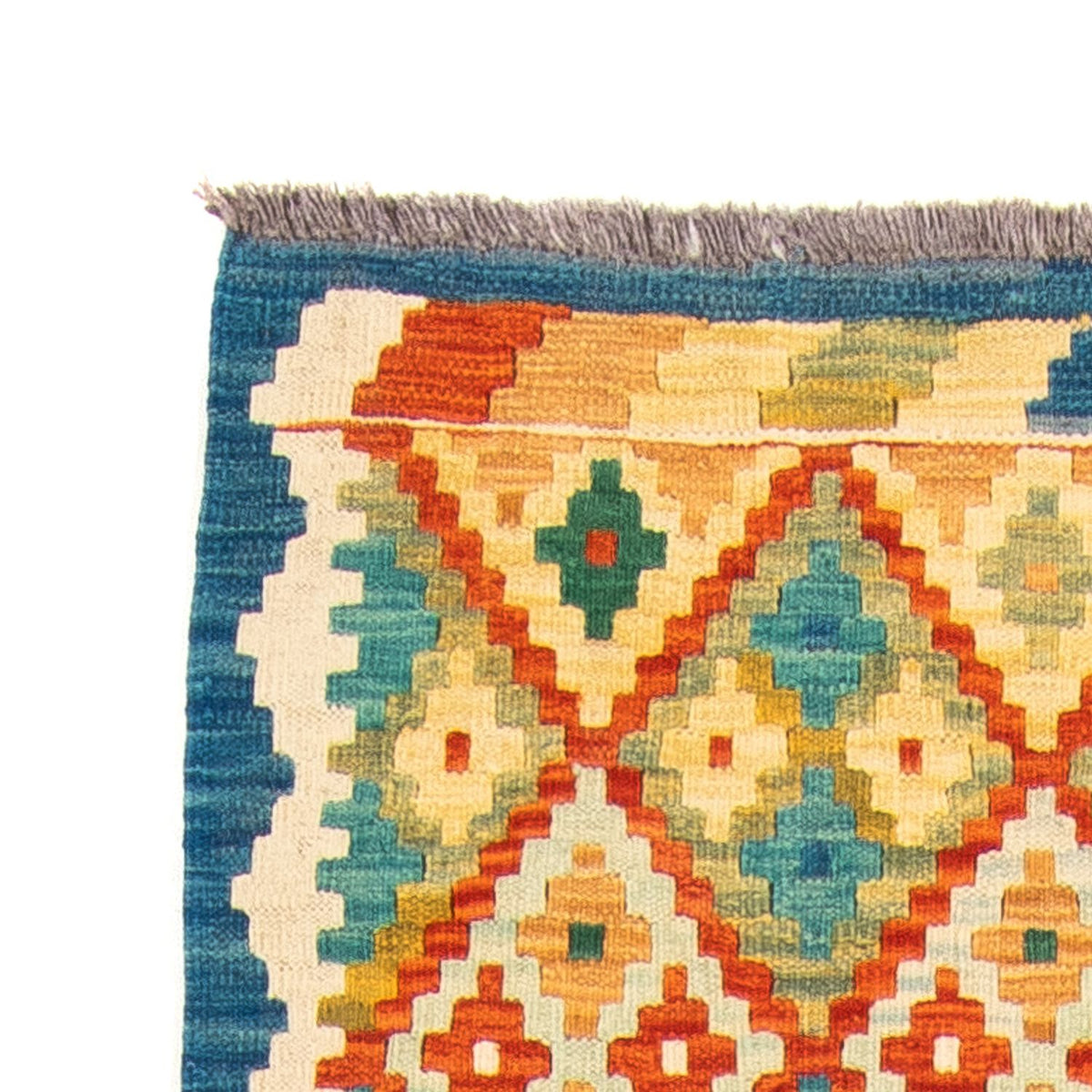 Runner Kelim Carpet - Splash - 297 x 80 cm - flerfärgad