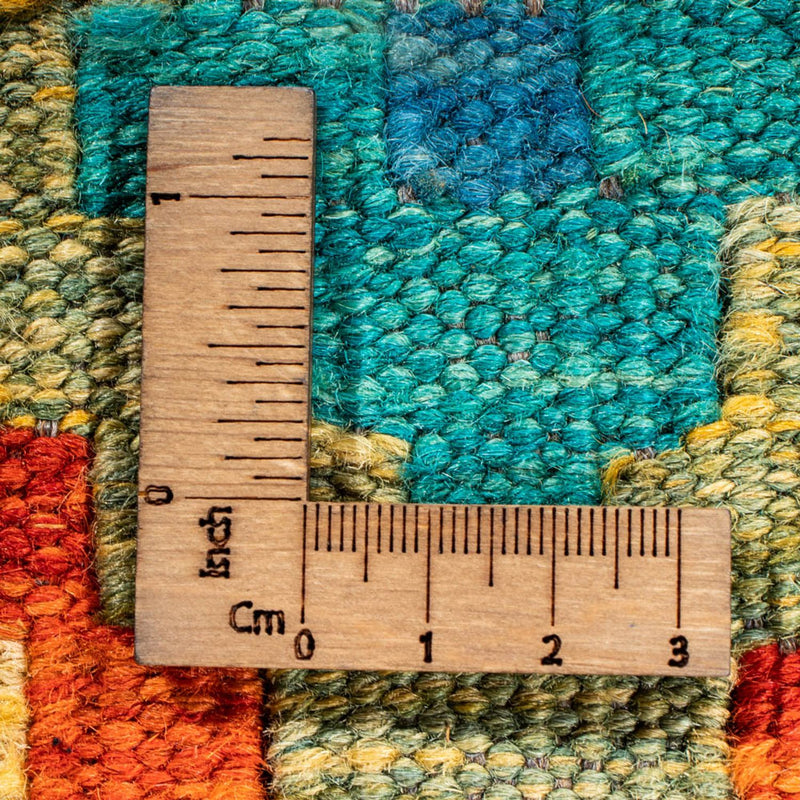 Runner Kelim Carpet - Splash - 297 x 80 cm - flerfärgad