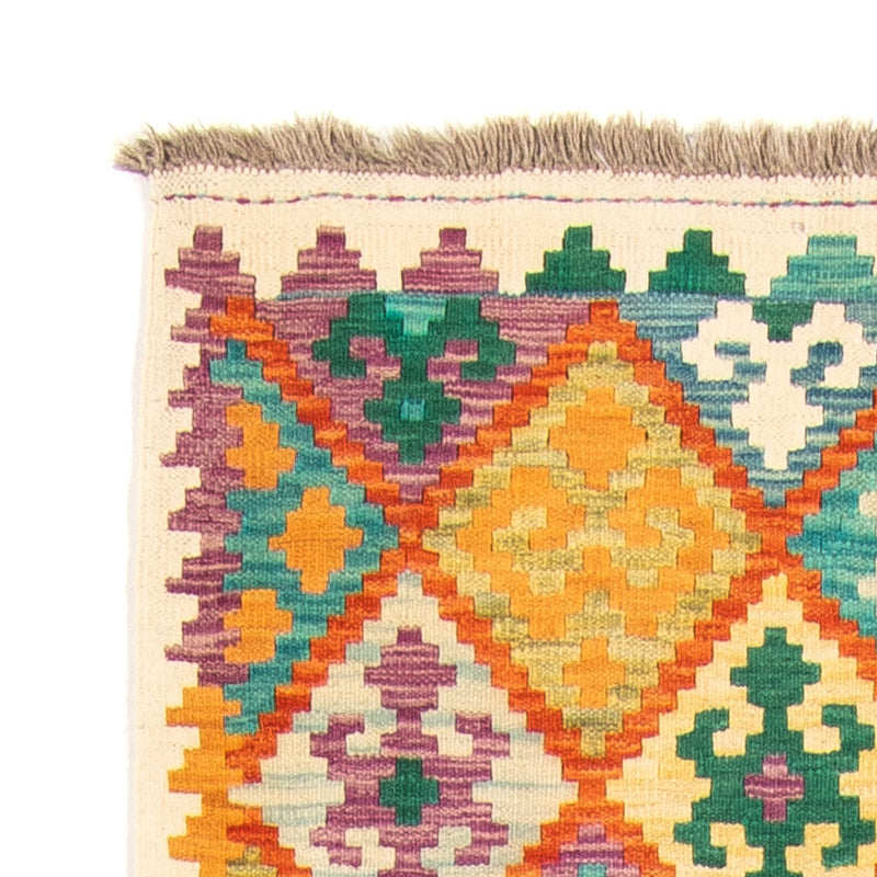 Runner Kelim Carpet - Splash - 297 x 86 cm - flerfärgad