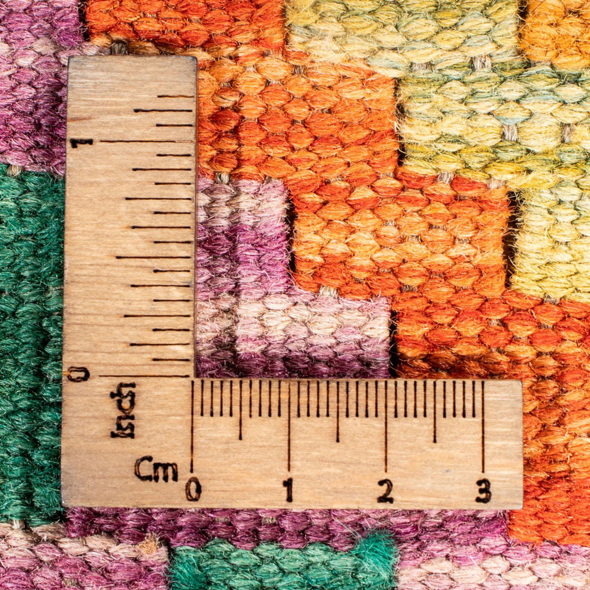 Runner Kelim Carpet - Splash - 297 x 86 cm - flerfärgad