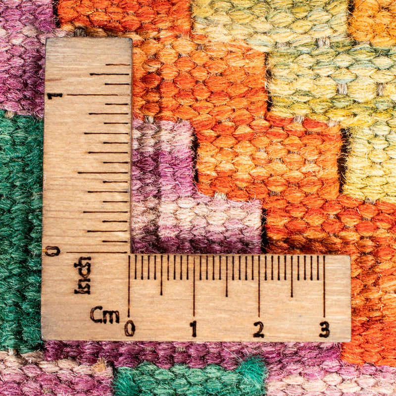 Runner Kelim Carpet - Splash - 297 x 86 cm - flerfärgad