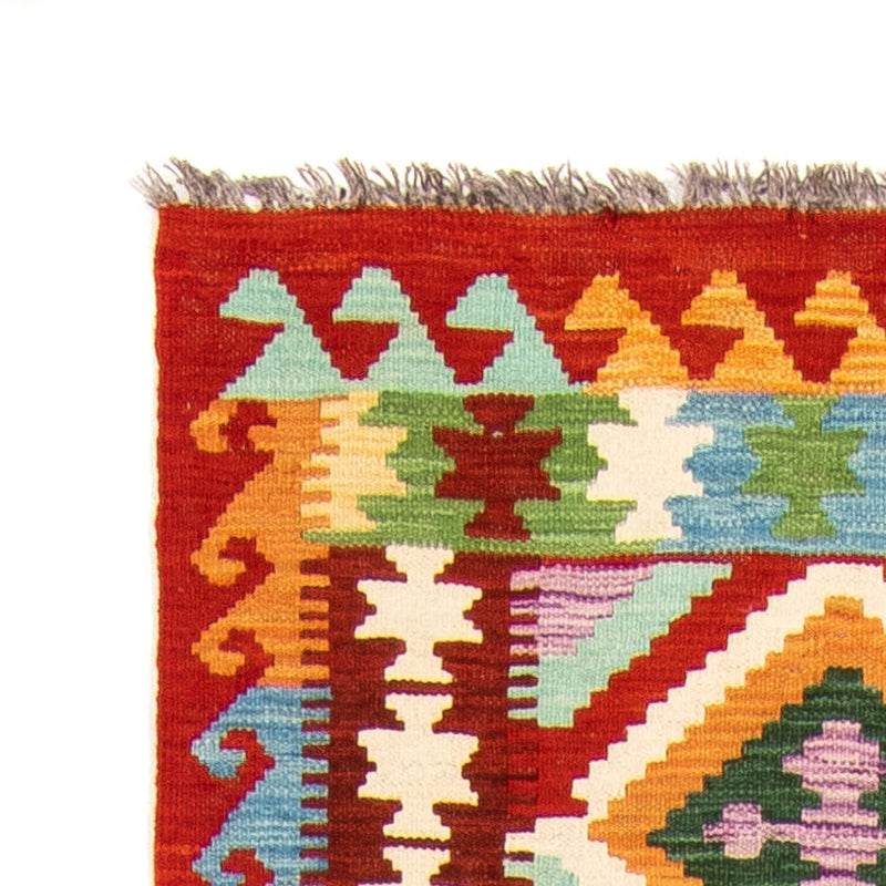 Runner Kelim Carpet - Splash - 292 x 80 cm - flerfärgad