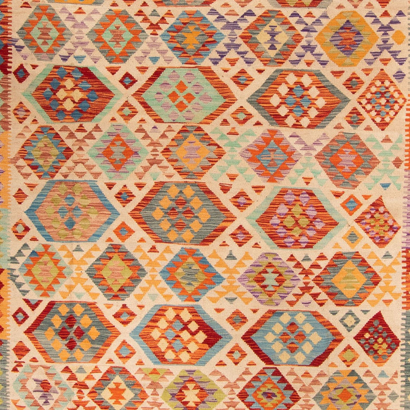 Kelim Carpet - Splash - 401 x 303 cm - flerfärgad