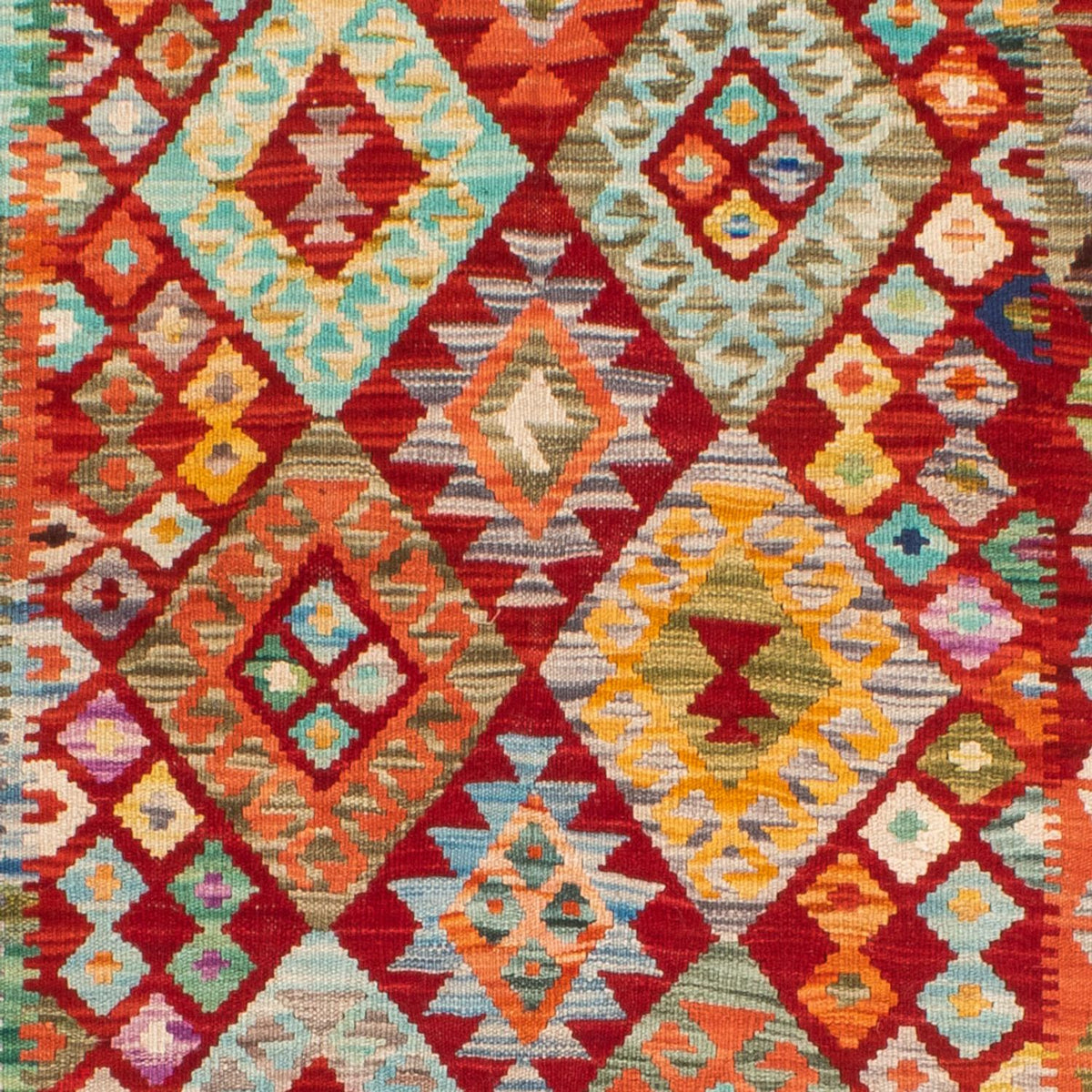 Kelim Carpet - Splash - 183 x 134 cm - flerfärgad