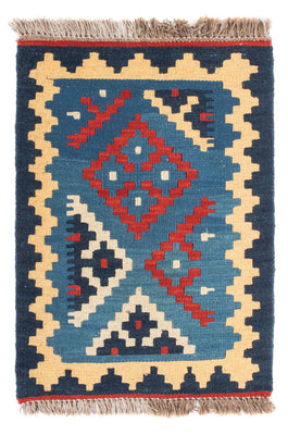 Kelim Carpet - orientalisk matta - 60 x 40 cm - flerfärgad