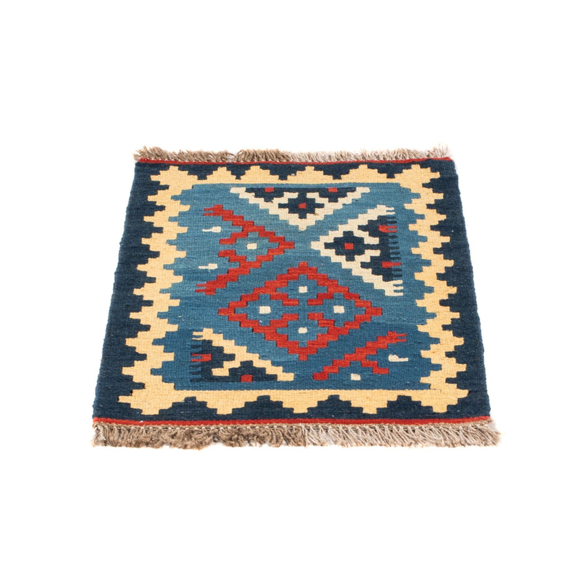 Kelim Carpet - orientalisk matta - 60 x 40 cm - flerfärgad
